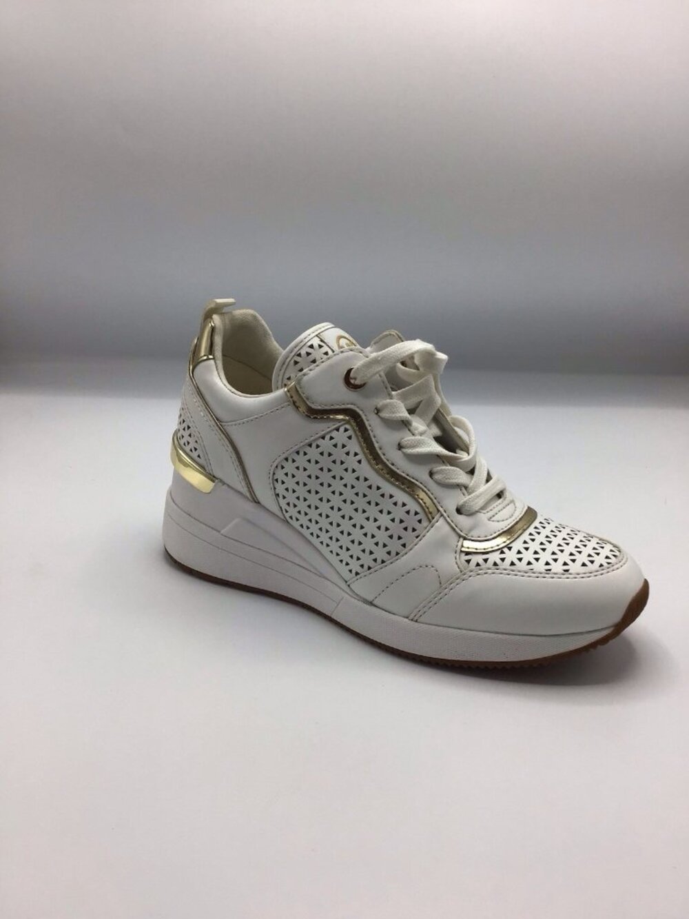 MICHAEL KORS WOMEN'S WEDGE PLATFORM TRAINER SNEAKERS SIZE 7M NEW